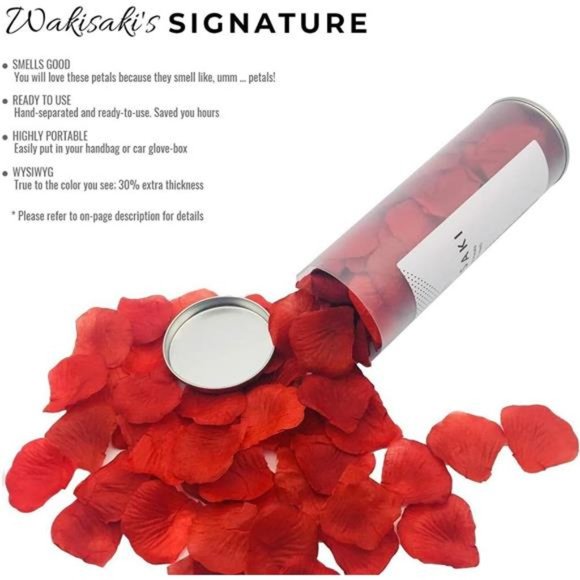 1,000 PCS Silk Rose Petals for Wedding Flower Petals for Romantic Decorations - Picture 4 of 7